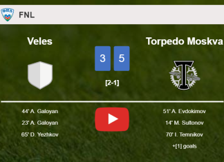 Torpedo Moskva prevails over Veles 5-3 after playing a incredible match. HIGHLIGHTS