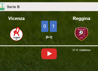 Reggina defeats Vicenza 1-0 with a goal scored by A. Galabinov. HIGHLIGHTS