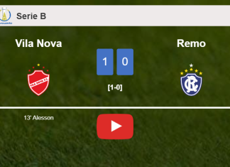 Vila Nova beats Remo 1-0 with a goal scored by Alesson. HIGHLIGHTS