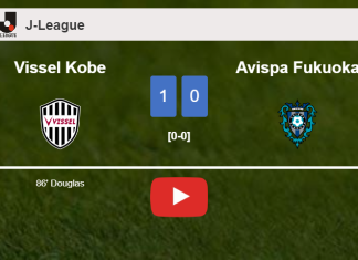 Vissel Kobe conquers Avispa Fukuoka 1-0 with a late goal scored by D. . HIGHLIGHTS