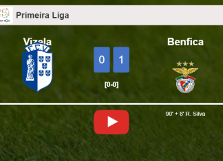 Benfica defeats Vizela 1-0 with a late goal scored by R. Silva. HIGHLIGHTS