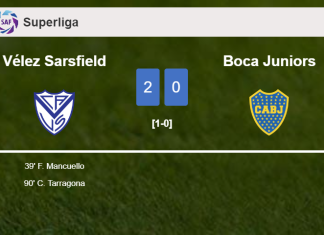 Vélez Sarsfield overcomes Boca Juniors 2-0 on Sunday. HIGHLIGHTS