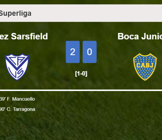 Vélez Sarsfield overcomes Boca Juniors 2-0 on Sunday. HIGHLIGHTS