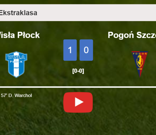 Wisła Płock conquers Pogoń Szczecin 1-0 with a goal scored by D. Warchol. HIGHLIGHTS