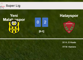 Hatayspor surprises Yeni Malatyaspor with a 2-0 win