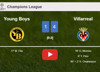 Villarreal beats Young Boys 4-1. HIGHLIGHTS