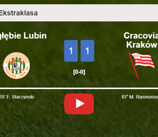 Cracovia Kraków clutches a draw against Zagłębie Lubin. HIGHLIGHTS