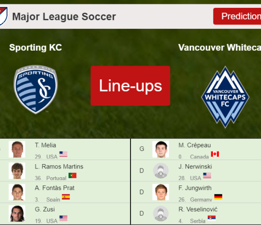 PREDICTED STARTING LINE UP: Sporting KC vs Vancouver Whitecaps - 20-11-2021 Major League Soccer - USA