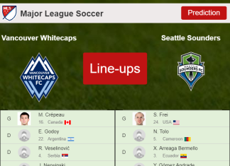 PREDICTED STARTING LINE UP: Vancouver Whitecaps vs Seattle Sounders - 07-11-2021 Major League Soccer - USA