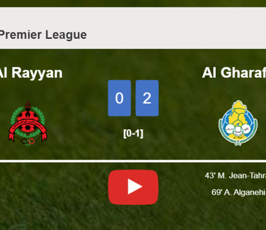 Al Gharafa defeats Al Rayyan 2-0 on Wednesday. HIGHLIGHTS