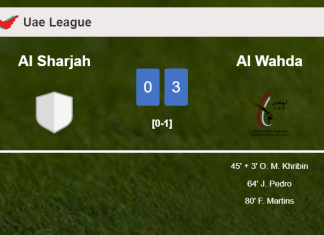 Al Wahda conquers Al Sharjah 3-0