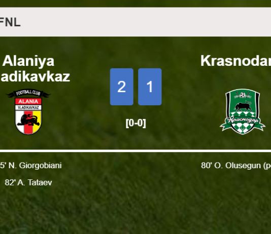 Alaniya Vladikavkaz beats Krasnodar II 2-1