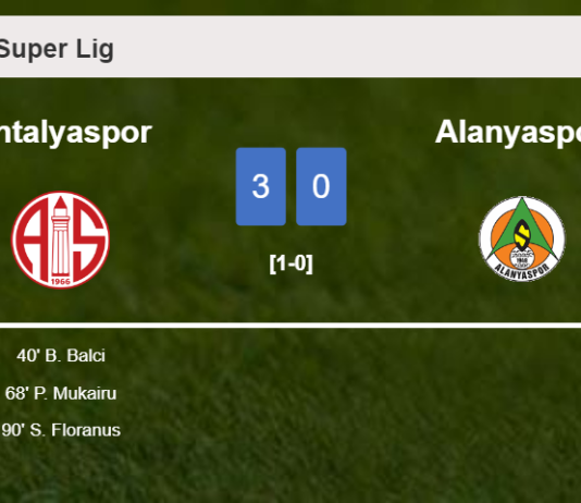Antalyaspor tops Alanyaspor 3-0