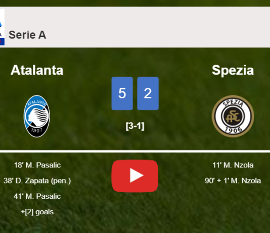 Atalanta liquidates Spezia 5-2 with a superb performance. HIGHLIGHTS