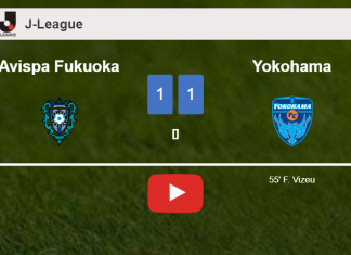 Avispa Fukuoka seizes a draw against Yokohama. HIGHLIGHTS