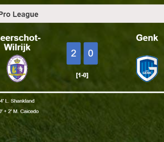 Beerschot-Wilrijk surprises Genk with a 2-0 win