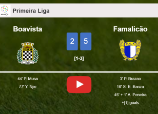 Famalicão conquers Boavista 5-2 after playing a incredible match. HIGHLIGHTS
