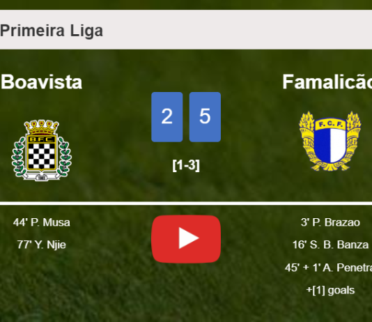 Famalicão conquers Boavista 5-2 after playing a incredible match. HIGHLIGHTS