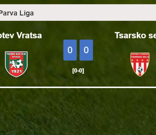 Botev Vratsa draws 0-0 with Tsarsko selo on Friday