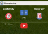 Bristol City overcomes Stoke City 1-0 with a goal scored by T. Bakinson. HIGHLIGHTS