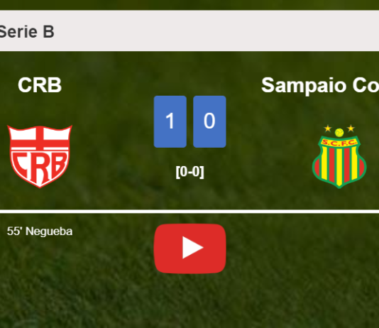CRB beats Sampaio Corrêa 1-0 with a goal scored by N. . HIGHLIGHTS