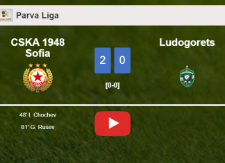 CSKA 1948 Sofia prevails over Ludogorets 2-0 on Sunday. HIGHLIGHTS
