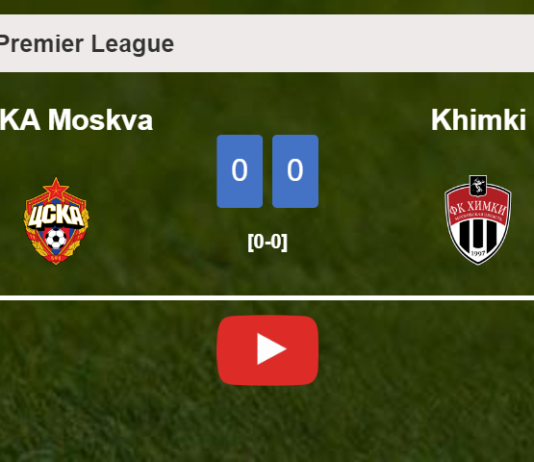 CSKA Moskva draws 0-0 with Khimki with K. Ademi missing a penalt. HIGHLIGHTS