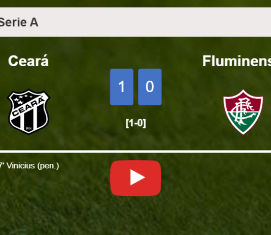 Ceará defeats Fluminense 1-0 with a goal scored by V. . HIGHLIGHTS