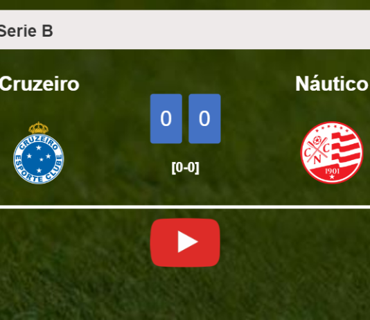 Cruzeiro draws 0-0 with Náutico on Thursday. HIGHLIGHTS