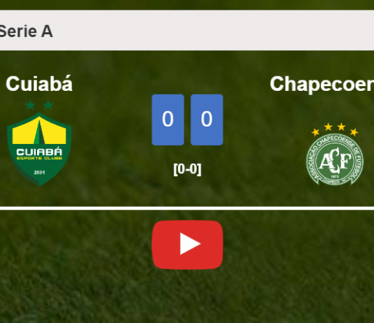 Chapecoense stops Cuiabá with a 0-0 draw. HIGHLIGHTS