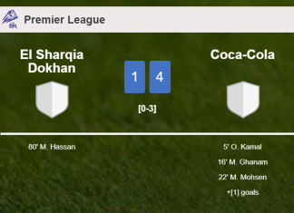 Coca-Cola overcomes El Sharqia Dokhan 4-1