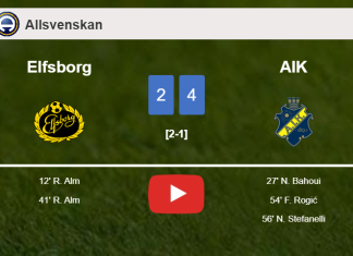 AIK overcomes Elfsborg after recovering from a 2-1 deficit. HIGHLIGHTS