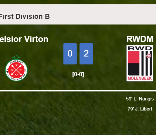 RWDM beats Excelsior Virton 2-0 on Sunday