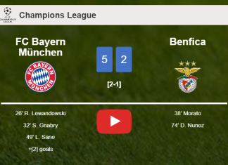 FC Bayern München obliterates Benfica 5-2 with a superb performance. HIGHLIGHTS