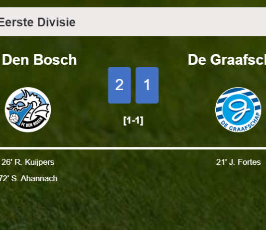 FC Den Bosch recovers a 0-1 deficit to overcome De Graafschap 2-1