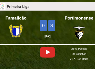 Portimonense overcomes Famalicão 3-0. HIGHLIGHTS