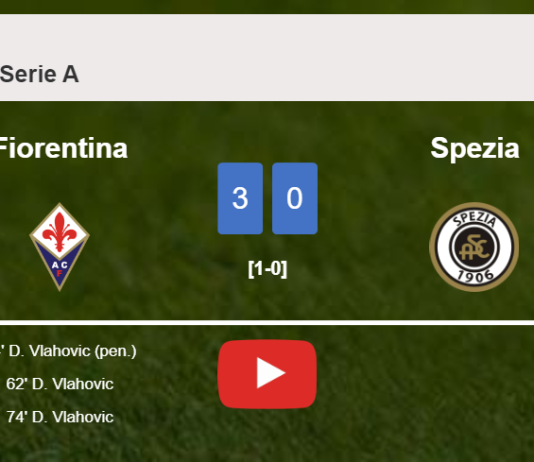 Fiorentina demolishes Spezia with 3 goals from D. Vlahovic. HIGHLIGHTS