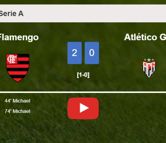 M.  scores a double to give a 2-0 win to Flamengo over Atlético GO. HIGHLIGHTS
