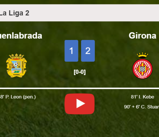 Girona seizes a 2-1 win against Fuenlabrada. HIGHLIGHTS