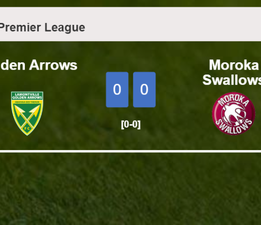 Golden Arrows draws 0-0 with Moroka Swallows on Tuesday