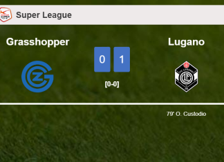 Lugano overcomes Grasshopper 1-0 with a goal scored by O. Custodio