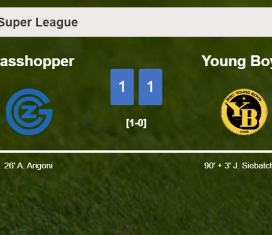 Young Boys seizes a draw against Grasshopper