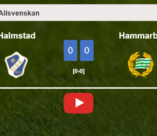 Halmstad draws 0-0 with Hammarby on Sunday. HIGHLIGHTS