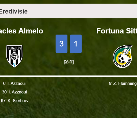 Heracles Almelo beats Fortuna Sittard 3-1