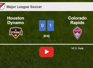 Colorado Rapids beats Houston Dynamo 1-0 with a goal scored by D. Badji. HIGHLIGHTS