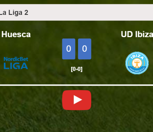 Huesca draws 0-0 with UD Ibiza on Sunday. HIGHLIGHTS
