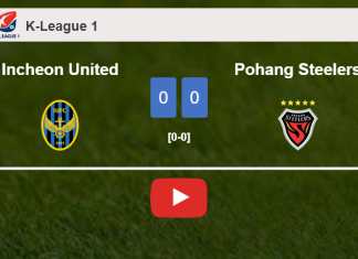 Incheon United draws 0-0 with Pohang Steelers on Sunday. HIGHLIGHTS