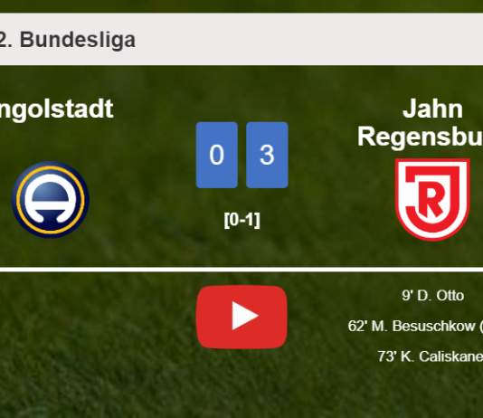 Jahn Regensburg overcomes Ingolstadt 3-0. HIGHLIGHTS