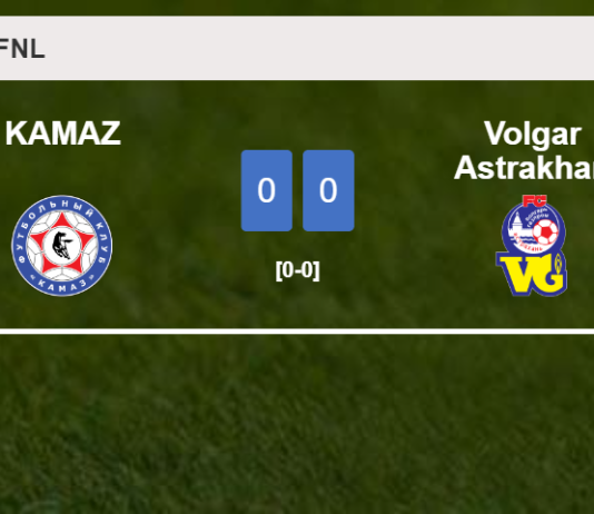 KAMAZ draws 0-0 with Volgar Astrakhan on Wednesday