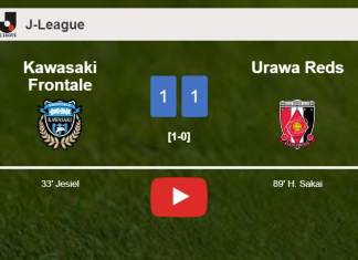 Urawa Reds snatches a draw against Kawasaki Frontale. HIGHLIGHTS
